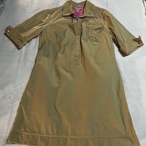Vintage Lilly Pulitzer Khaki Dress, sz 6